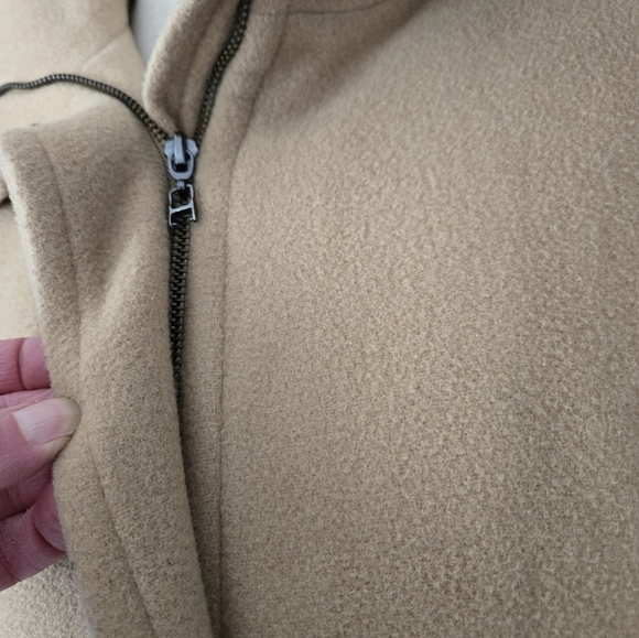 Kenneth Cole Reaction Wool Camel Women's Coat. Size 14 - Picture 4 of 12